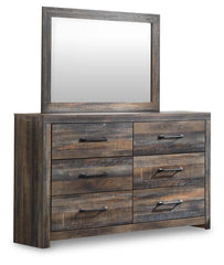 Drystan Queen Panel Bed, Dresser, Mirror, Chest and 2 Nightstands