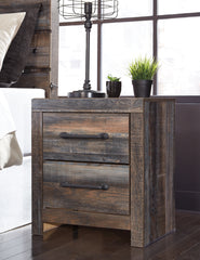 Hoover Furniture Outlet - Ashley Furniture - Drystan Nightstand - Two Drawer Night Stand / Multi - B211-92