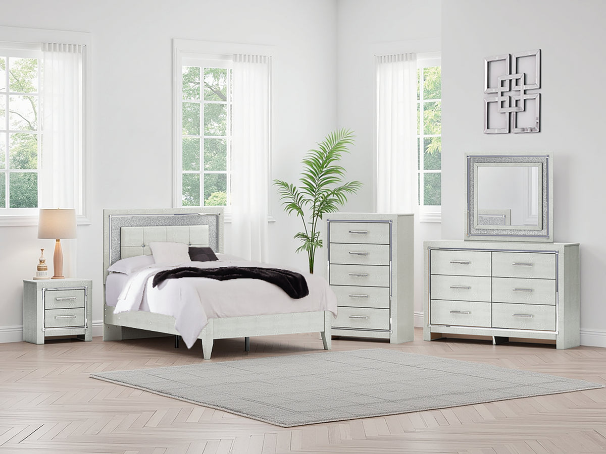 Hoover Furniture Outlet - Ashley Furniture - Zyniden Full Upholstered Panel Bed - Full Upholstered Panel Bed - B2114B4
