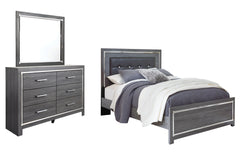 Hoover Furniture Outlet - Ashley Furniture - Lodanna Queen Panel Bed, Dresser and Mirror - Queen Panel Bed, Dresser and Mirror - B214B28