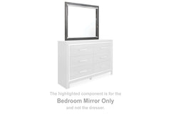 Hoover Furniture Outlet - Ashley Furniture - Lodanna Bedroom Mirror - Bedroom Mirror / Gray - B214-36