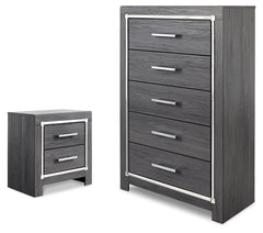 Lodanna Chest and Nightstand