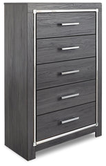 Lodanna King Panel Storage Bed, Chest and 2 Nightstands