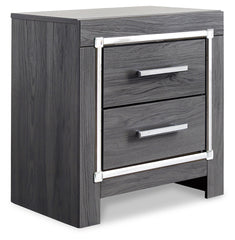 Lodanna King Storage Bed and Nightstand