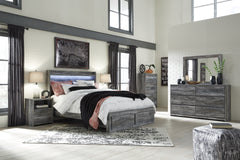 Hoover Furniture Outlet - Ashley Furniture - Baystorm Queen Panel Storage Bed, Dresser, Mirror, Chest and 2 Nightstands - Queen Panel Storage Bed, Dresser, Mirror, Chest and 2 Nightstands - B221B57