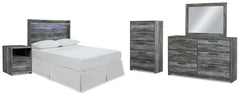 Hoover Furniture Outlet - Ashley Furniture - Baystorm Full Panel Headboard Bed. Dresser, Mirror, Chest and Nightstand - Full Panel Headboard Bed. Dresser, Mirror, Chest and Nightstand - B221B73