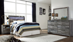 Hoover Furniture Outlet - Ashley Furniture - Baystorm Full Panel Bed Headboard, Dresser, Mirror and Nightstand - Full Panel Bed Headboard, Dresser, Mirror and Nightstand - B221B39