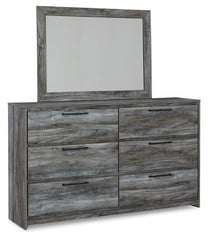 Baystorm King Panel Storage Bed, Dresser, Mirror, Chest and Nightstand