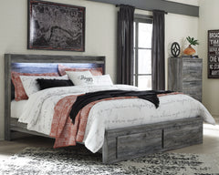 Hoover Furniture Outlet - Ashley Furniture - Baystorm King Panel Storage Bed with Chest - King Panel Storage Bed with Chest - B221B37