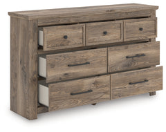 Hoover Furniture Outlet - Ashley Furniture - Rusticott Dresser - Seven Drawer Dresser - PCB2260-31