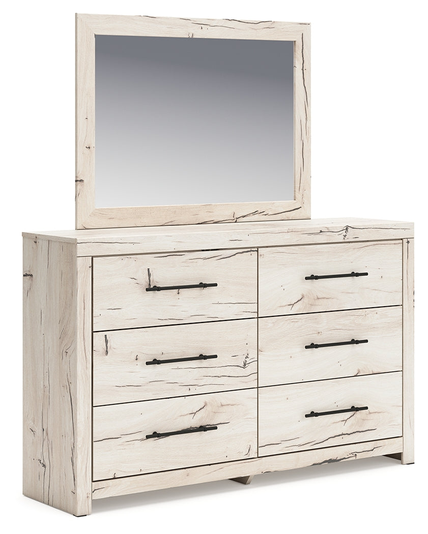Hoover Furniture Outlet - Ashley Furniture - Lawroy Dresser and Mirror - Dresser and Mirror - B2310B1