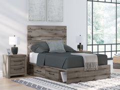 Hoover Furniture Outlet - Ashley Furniture - Graystorm Full Panel Storage Bed - Full Panel Storage Bed - PCB2405B16