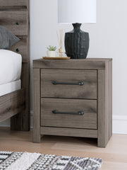 Hoover Furniture Outlet - Ashley Furniture - Graystorm Nightstand - Two Drawer Night Stand - PCB2405-92