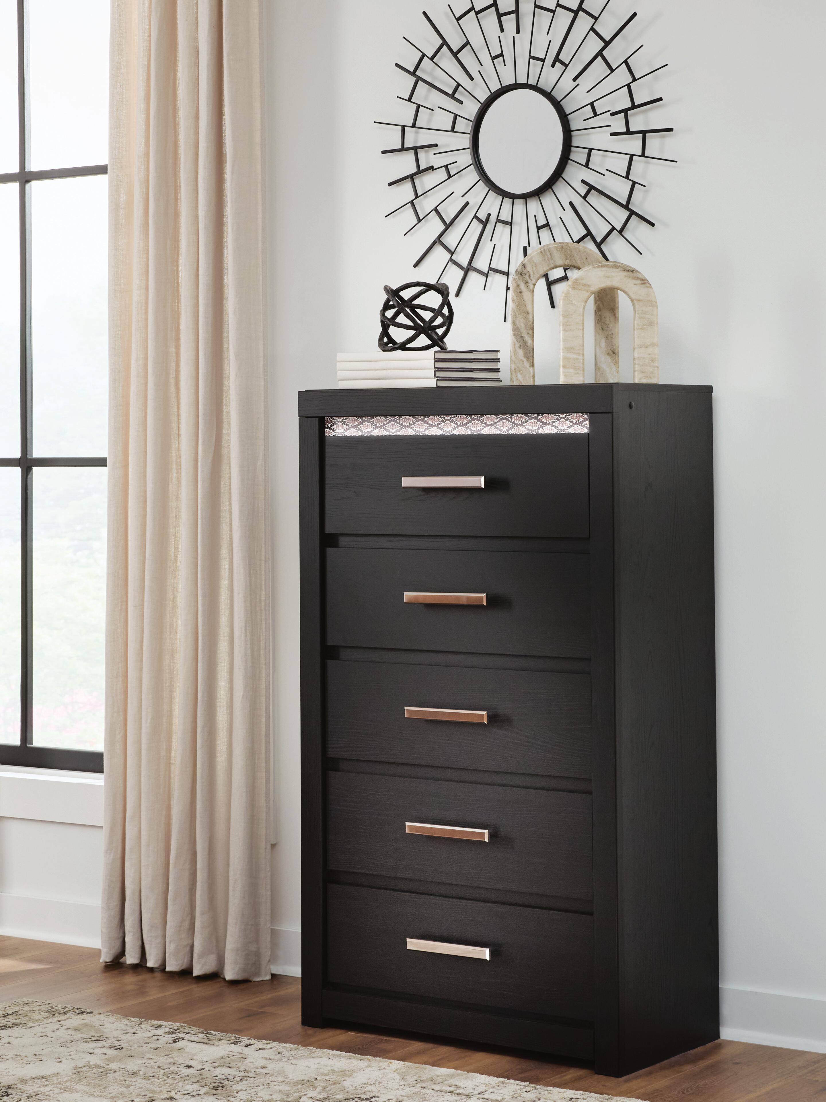 Hoover Furniture Outlet - Ashley Furniture - Shoralli Chest of Drawers - Five Drawer Chest - B2611-46