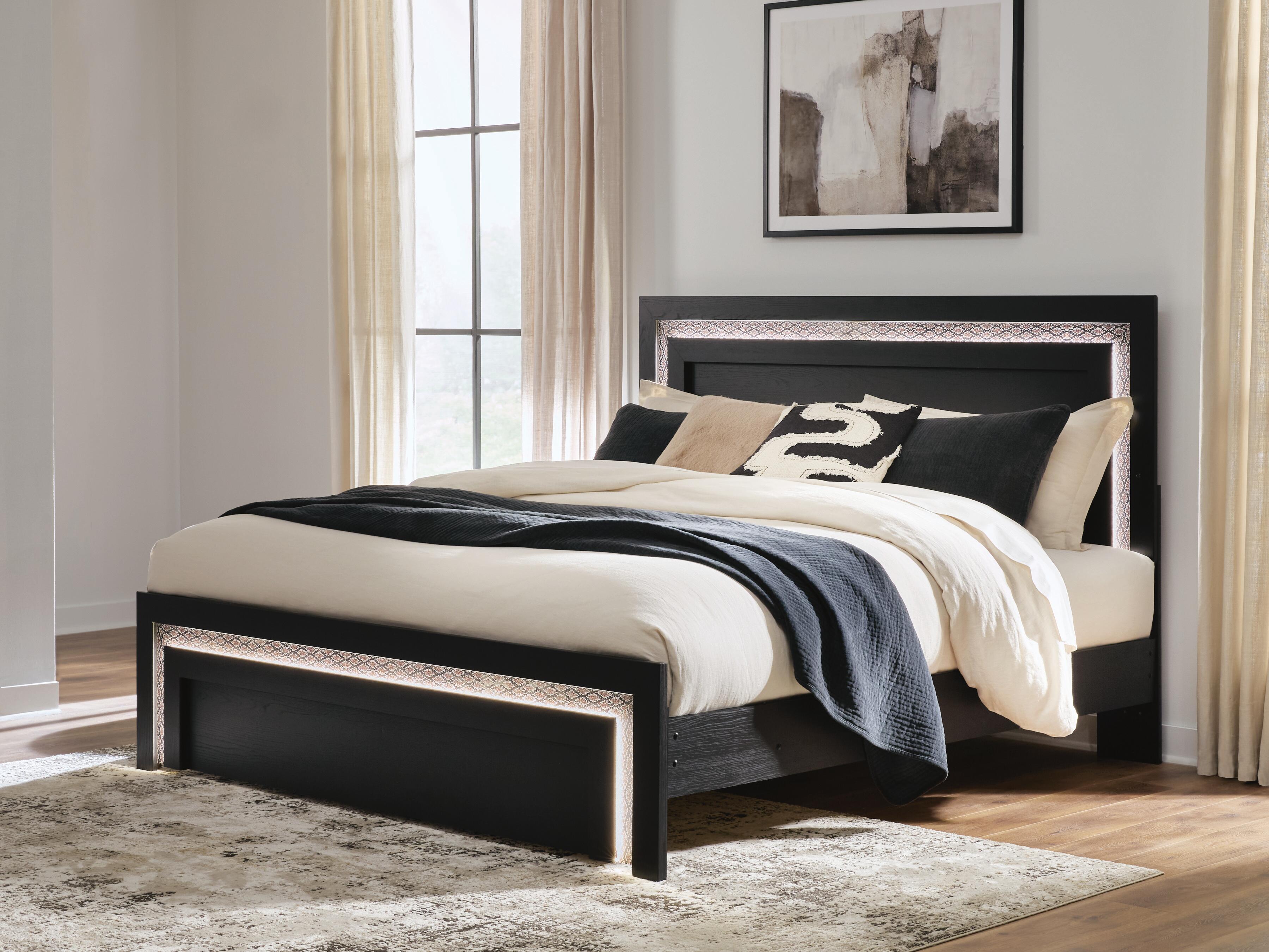 Hoover Furniture Outlet - Ashley Furniture - Shoralli Queen Panel Bed - Queen Panel Bed - B2611B11