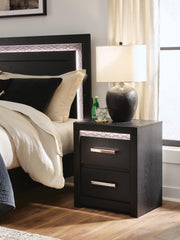 Hoover Furniture Outlet - Ashley Furniture - Shoralli Nightstand - Two Drawer Night Stand - B2611-92