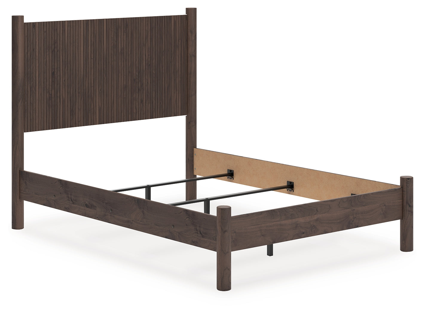 Hoover Furniture Outlet - Ashley Furniture - Pamytta Full Panel Bed - Full Panel Bed / Brown - PCB2614B16