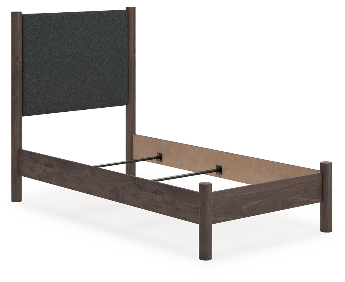 Hoover Furniture Outlet - Ashley Furniture - Pamytta Twin Upholstered Panel Bed - Twin Upholstered Panel Bed - PCB2614B20