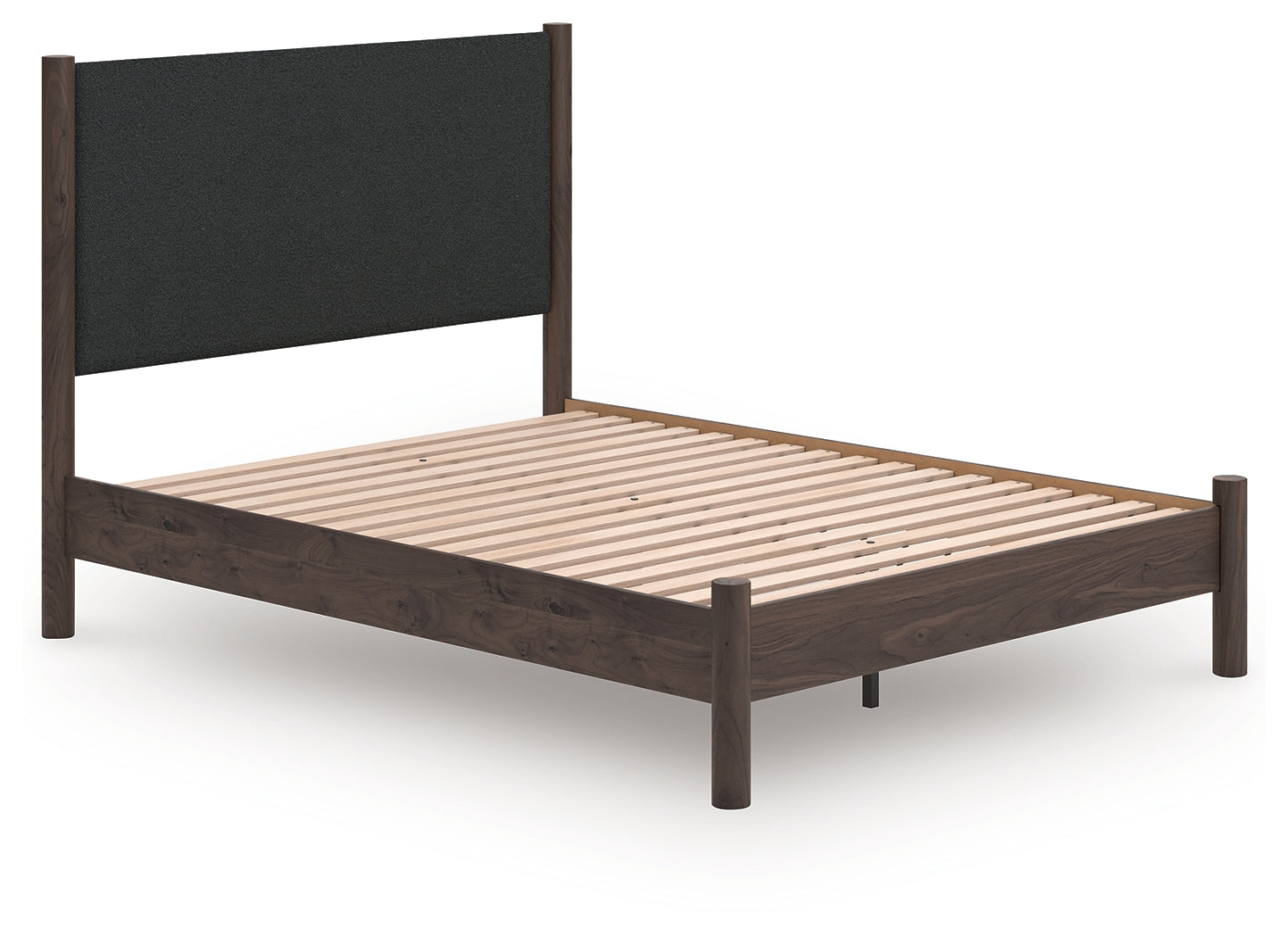 Hoover Furniture Outlet - Ashley Furniture - Pamytta Queen Upholstered Panel Platform Bed - Queen Upholstered Panel Platform Bed - PCB2614B12
