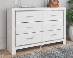 Hoover Furniture Outlet - Ashley Furniture - Altyra Dresser - Six Drawer Dresser / White - B2640-31