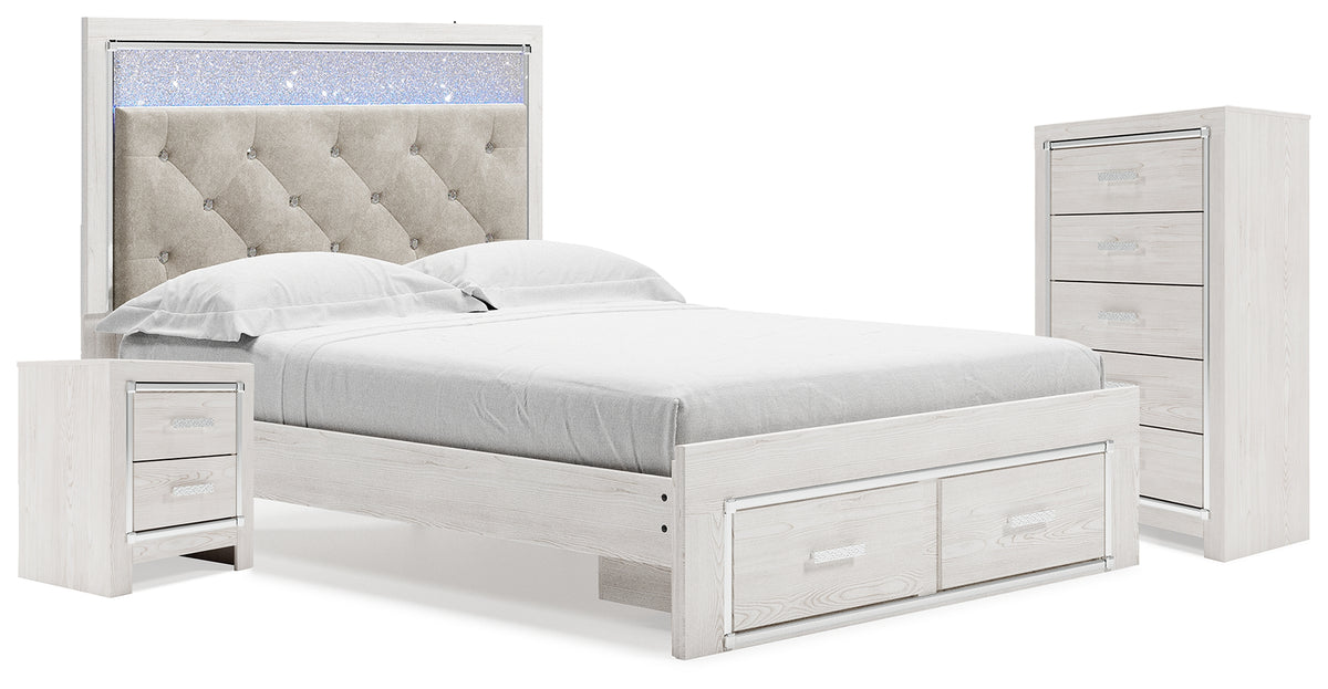 Hoover Furniture Outlet - Ashley Furniture - Altyra Queen Storage Bed, Chest and Nightstand - Queen Storage Bed, Chest and Nightstand - B2640B65