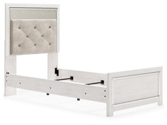 Hoover Furniture Outlet - Ashley Furniture - Altyra Twin Panel Bed - Twin Panel Bed / White - B2640B6