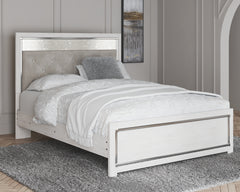 Hoover Furniture Outlet - Ashley Furniture - Altyra Queen Panel Bed - Queen Panel Bed / White - B2640B2
