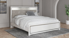 Hoover Furniture Outlet - Ashley Furniture - Altyra King Panel Bed - King Panel Bed / White - B2640B3