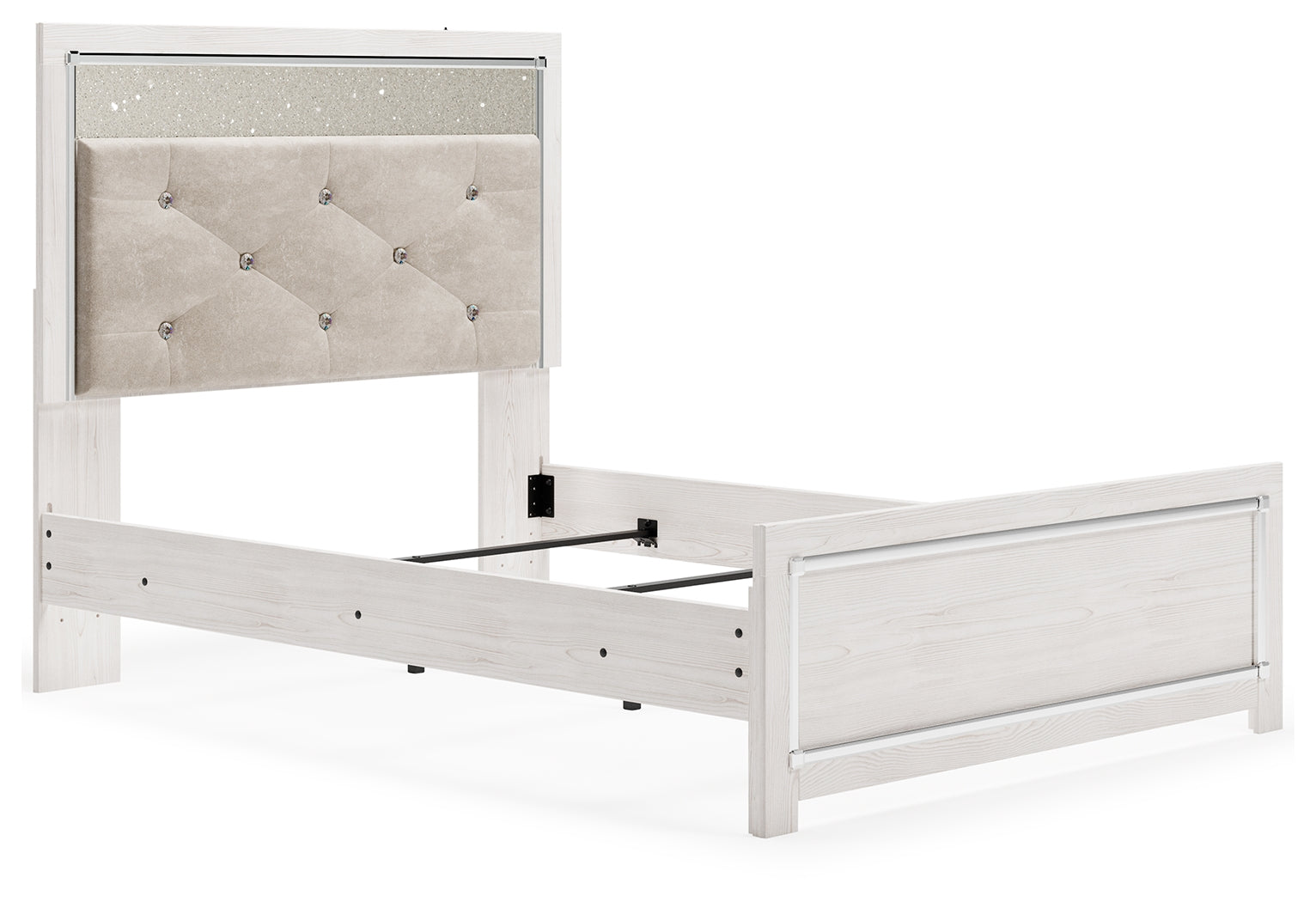 Hoover Furniture Outlet - Ashley Furniture - Altyra Full Panel Bed - Full Panel Bed / White - B2640B8