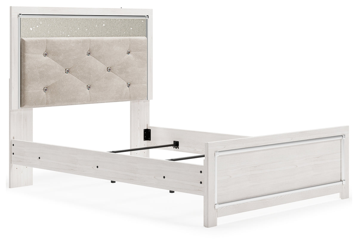 Hoover Furniture Outlet - Ashley Furniture - Altyra Full Panel Bed - Full Panel Bed / White - B2640B8
