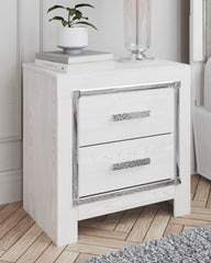 Hoover Furniture Outlet - Ashley Furniture - Altyra Nightstand - Two Drawer Night Stand / White - B2640-92