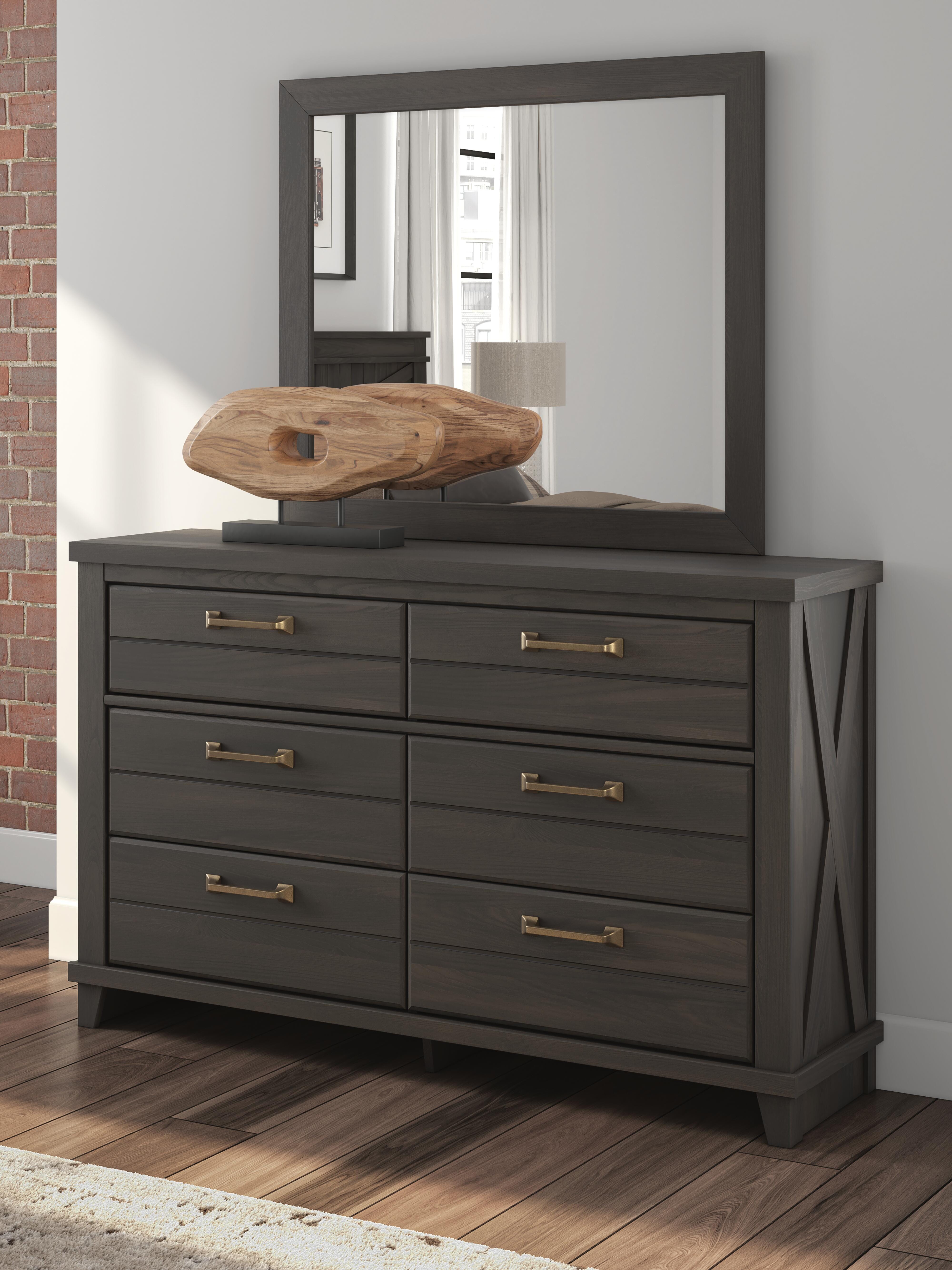 Hoover Furniture Outlet - Ashley Furniture - Vonitta Bay Dresser and Mirror - Dresser and Mirror - PCB2648B1
