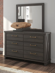 Hoover Furniture Outlet - Ashley Furniture - Vonitta Bay Dresser and Mirror - Dresser and Mirror - PCB2648B1