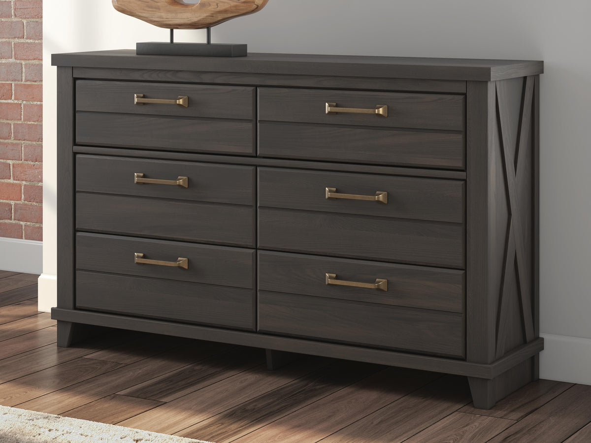 Hoover Furniture Outlet - Ashley Furniture - Vonitta Bay Dresser - Six Drawer Dresser - PCB2648-31