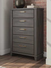 Hoover Furniture Outlet - Ashley Furniture - Vonitta Bay Chest of Drawers - Five Drawer Chest - PCB2648-46