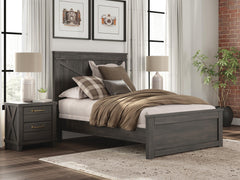 Hoover Furniture Outlet - Ashley Furniture - Vonitta Bay Full Panel Bed - Full Panel Bed - PCB2648B3