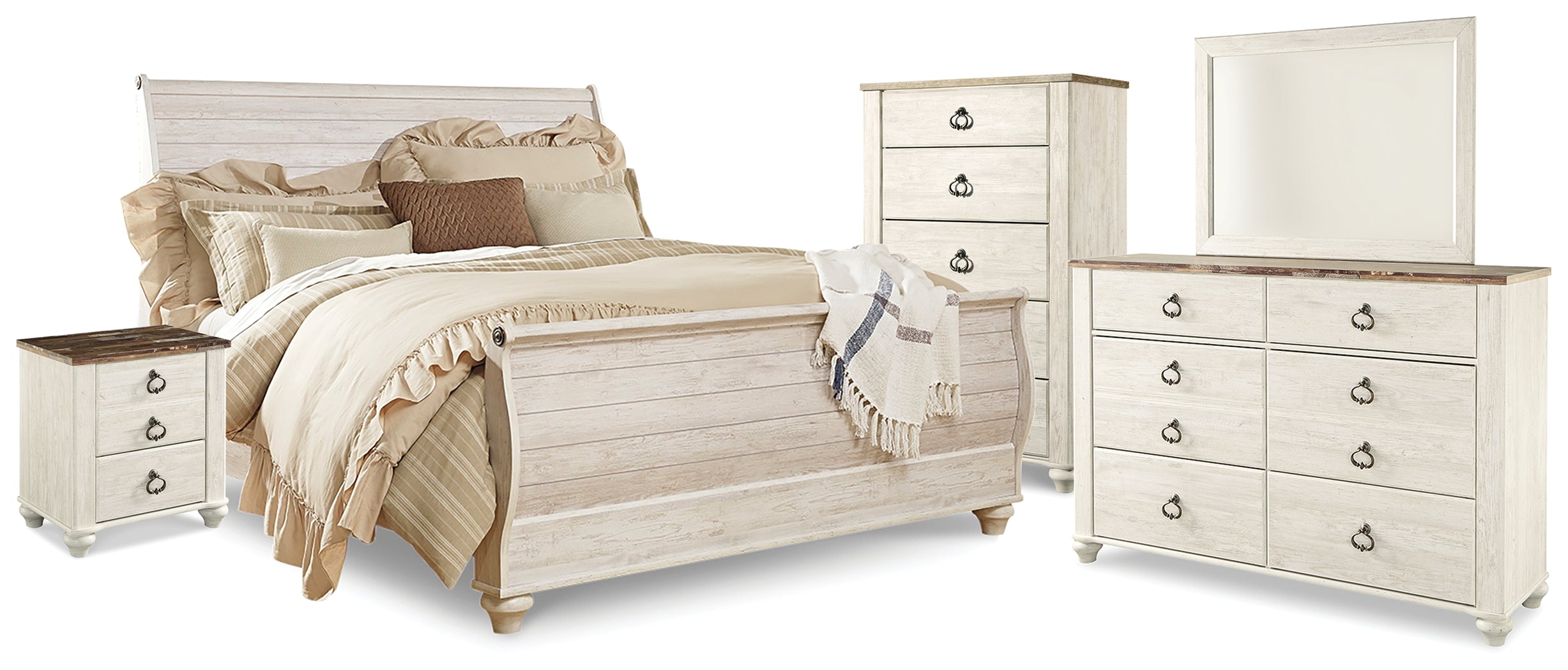 Willowton King Sleigh Bed