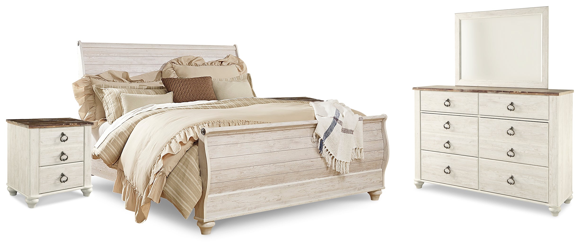 Willowton King Sleigh Bed