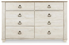 Willowton Full Panel Bed, Dresser, Chest and Nightstand