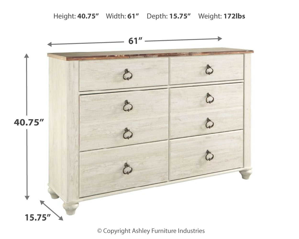 Willowton King Sleigh Bed