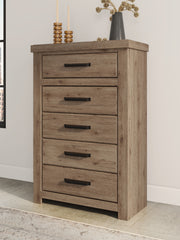 Hoover Furniture Outlet - Ashley Furniture - Oliandon Chest of Drawers - Five Drawer Chest - PCB2844-46