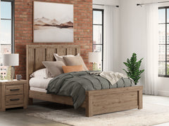 Hoover Furniture Outlet - Ashley Furniture - Oliandon Queen Panel Bed - Queen Panel Bed - PCB2844B2