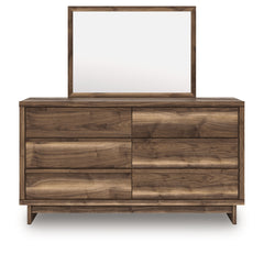 Chirason Queen Panel Bed, Dresser and Mirror