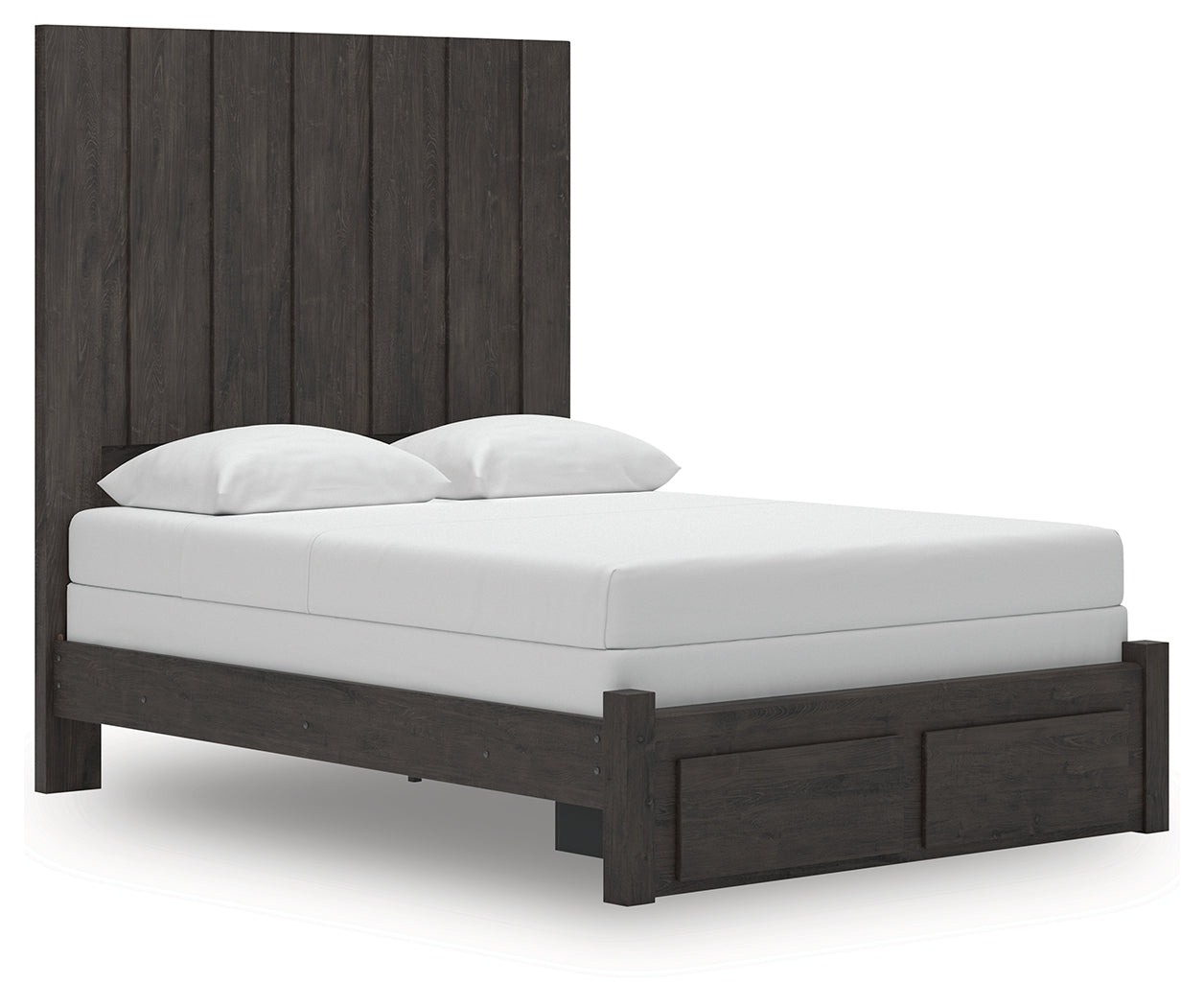 Hoover Furniture Outlet - Ashley Furniture - Fraluna Queen Panel Storage Bed - Queen Panel Storage Bed - PCB3370B4