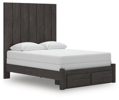 Hoover Furniture Outlet - Ashley Furniture - Fraluna Queen Panel Storage Bed - Queen Panel Storage Bed - PCB3370B4