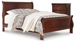 Hoover Furniture Outlet - Ashley Furniture - Alisdair Queen Sleigh Bed and Chest - Queen Sleigh Bed and Chest - B376B32