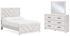 Hoover Furniture Outlet - Ashley Furniture - Cayboni Full Panel Bed, Dresser and Mirror - Full Panel Bed, Dresser and Mirror - B3788B3