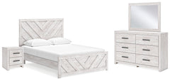 Hoover Furniture Outlet - Ashley Furniture - Cayboni Queen Panel Bed, Dresser, Mirror and Nightstand - Queen Panel Bed, Dresser, Mirror and Nightstand - B3788B8