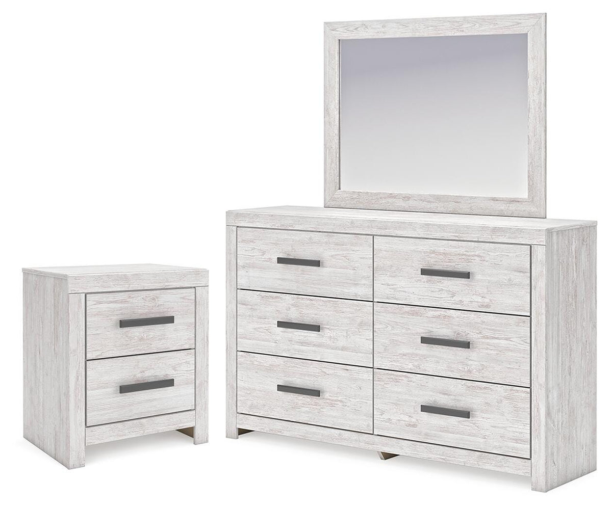 Hoover Furniture Outlet - Ashley Furniture - Cayboni Dresser, Mirror and Nightstand - Dresser, Mirror and Nightstand - B3788B19