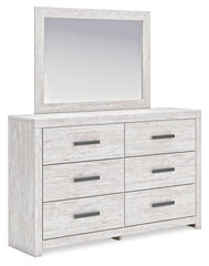 Cayboni Full Panel Bed, Dresser, Mirror and Nightstand